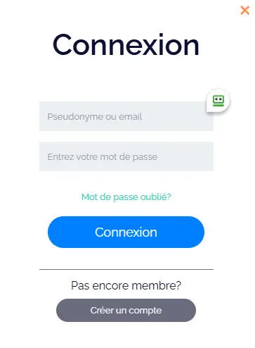 Connexion des membres du 10Black Casino