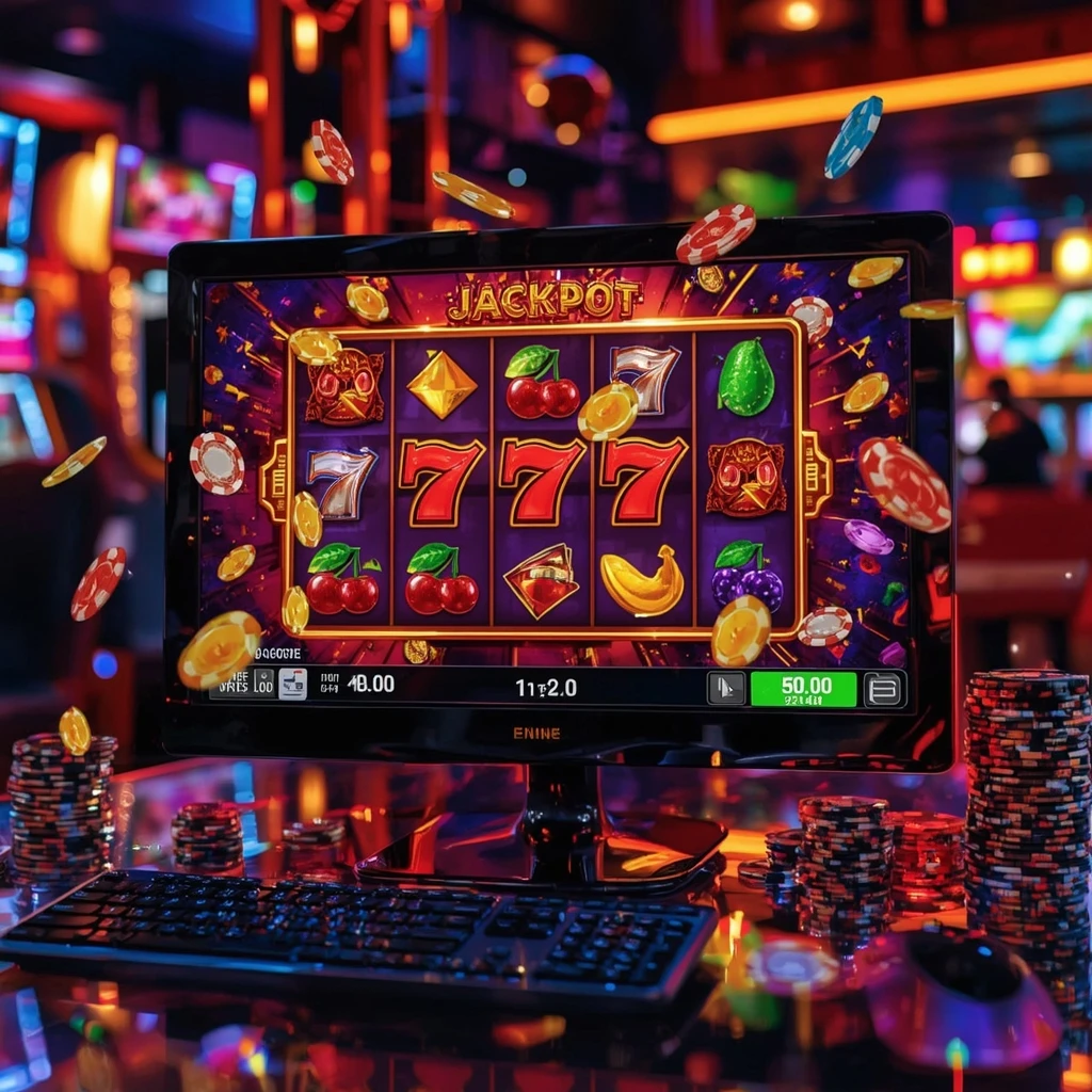 slots sur le moniteur 10Black Casino
