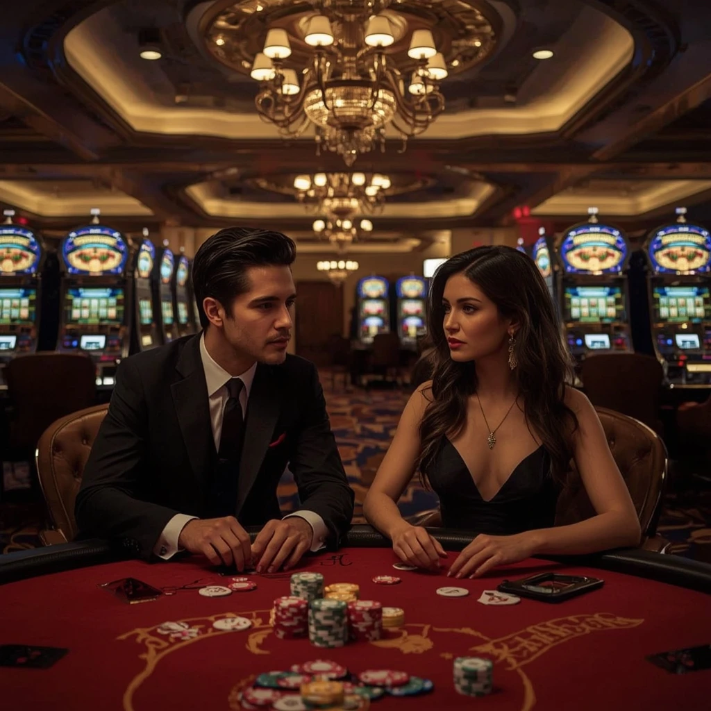 Deux joueurs de poker au 10Black Casino